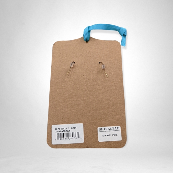 Shiraleah Lena Earring Grey - Picture 8 of 8